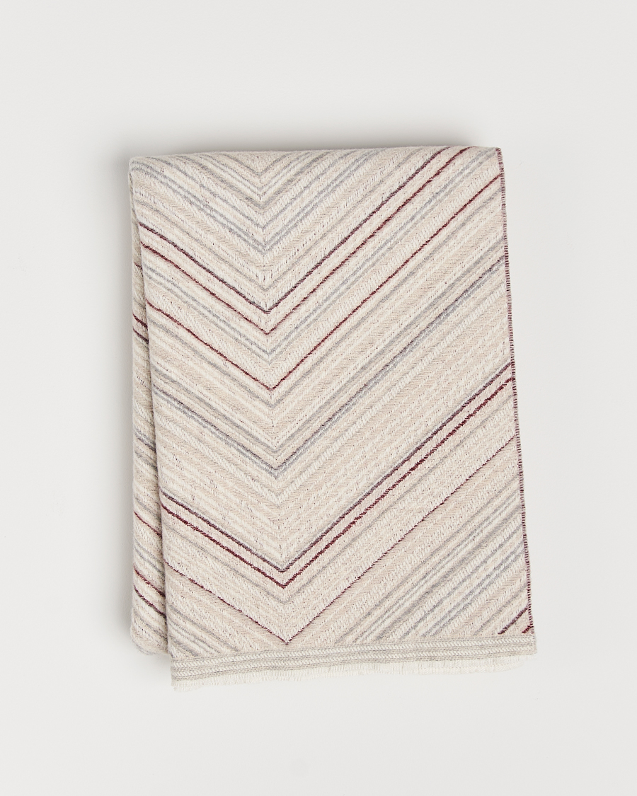 Missoni Home Catullo Wool Throw 130x190cm Beige – Beige