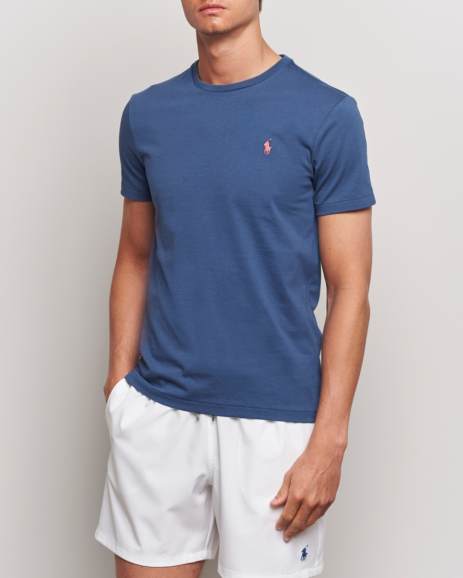 Herre | Nytt i butikken | Polo Ralph Lauren | Crew Neck T-Shirt Clancy Blue