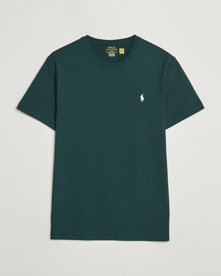 Herre | T-Shirts | Polo Ralph Lauren | Crew Neck T-Shirt Moss Agate