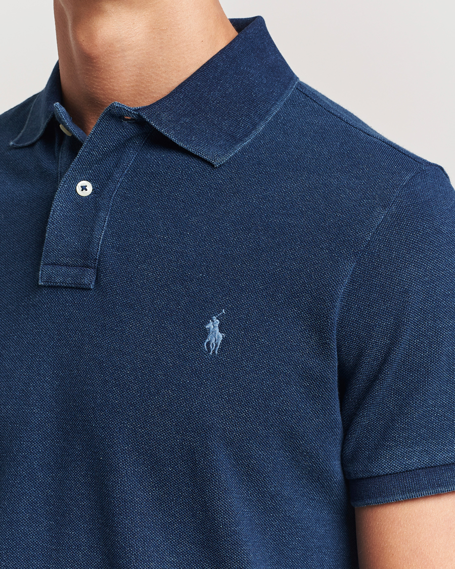 Herre | Pikéer | Polo Ralph Lauren | Custom Slim Fit Polo Dark Indigo