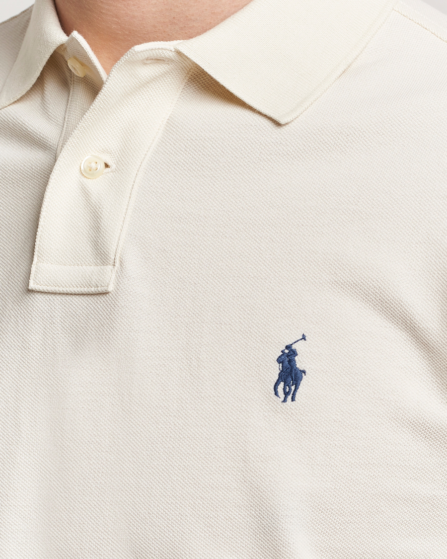 Herre | Pikéer | Polo Ralph Lauren | Custom Slim Fit Polo Herbal Milk
