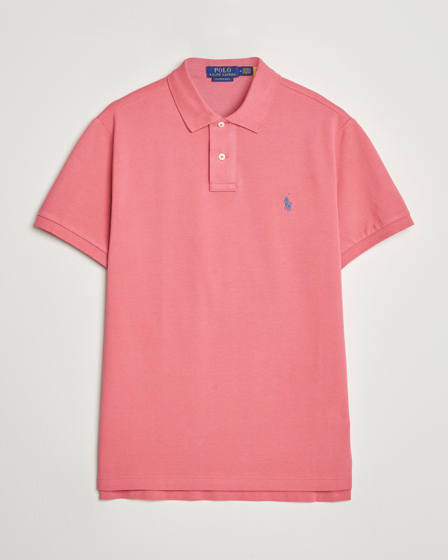 Herre | Pikéer | Polo Ralph Lauren | Custom Slim Fit Polo Adirondack Red