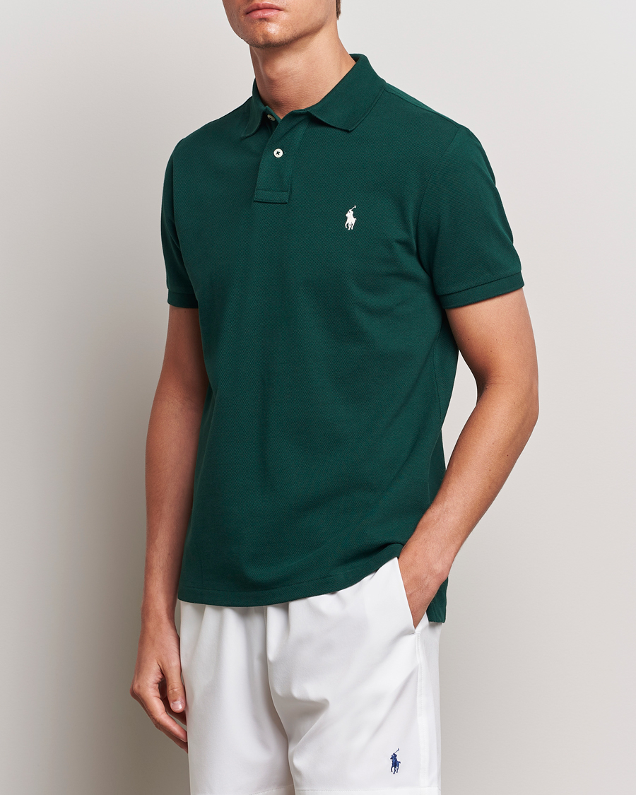 Herre | Nytt i butikken | Polo Ralph Lauren | Custom Slim Fit Polo Moss Agate