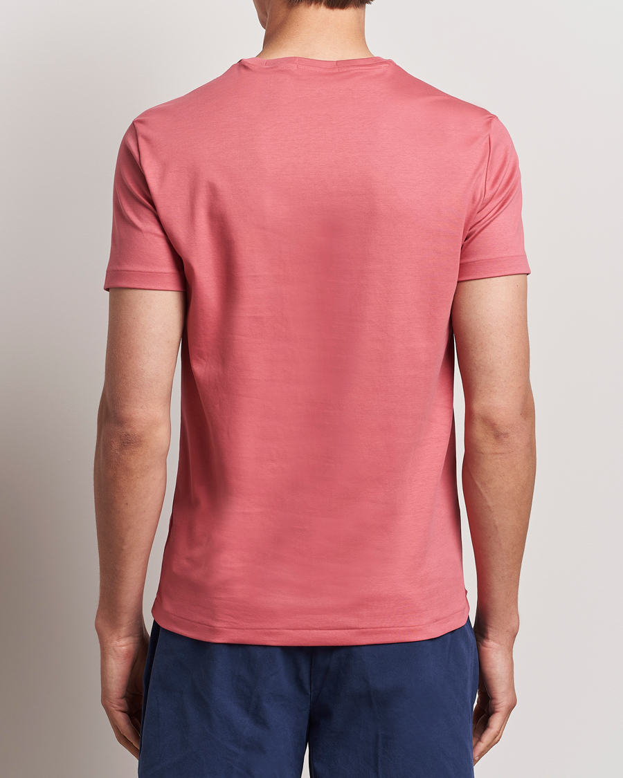 Herre | T-Shirts | Polo Ralph Lauren | Luxury Pima Cotton Crew Neck T-Shirt Adirondack Red