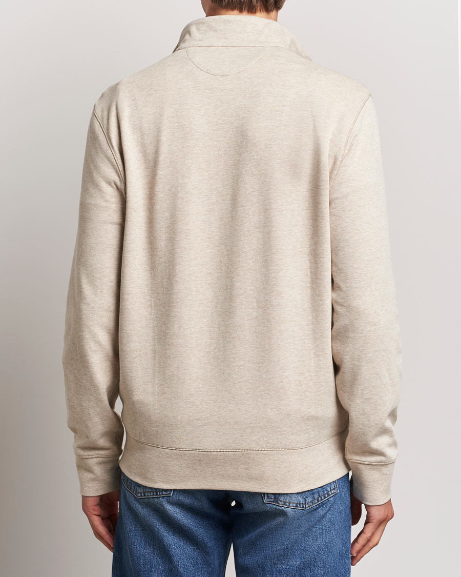 Herre | Gensere | Polo Ralph Lauren | Tech Double Knit Half Zip Expedition Dune Heather