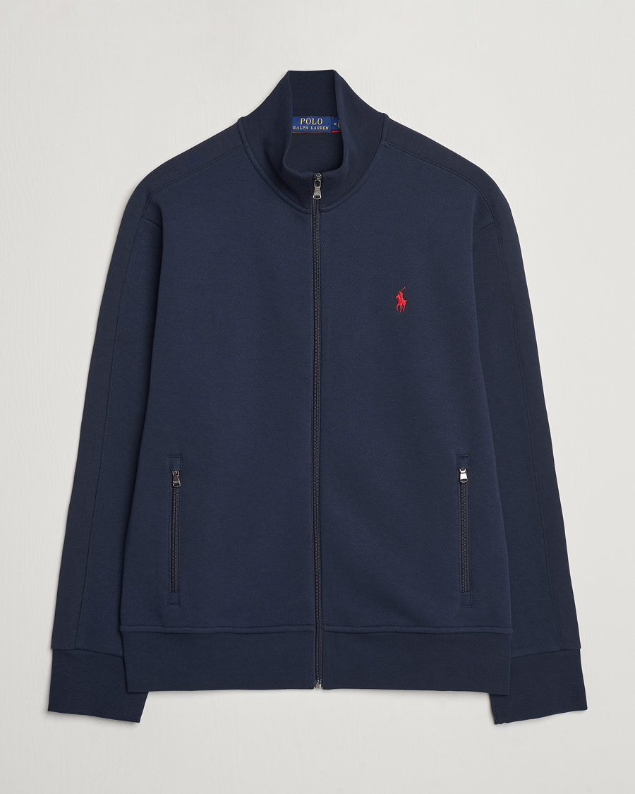 Herre | Gensere | Polo Ralph Lauren | Tech Double Knit Full Zip Aviator Navy