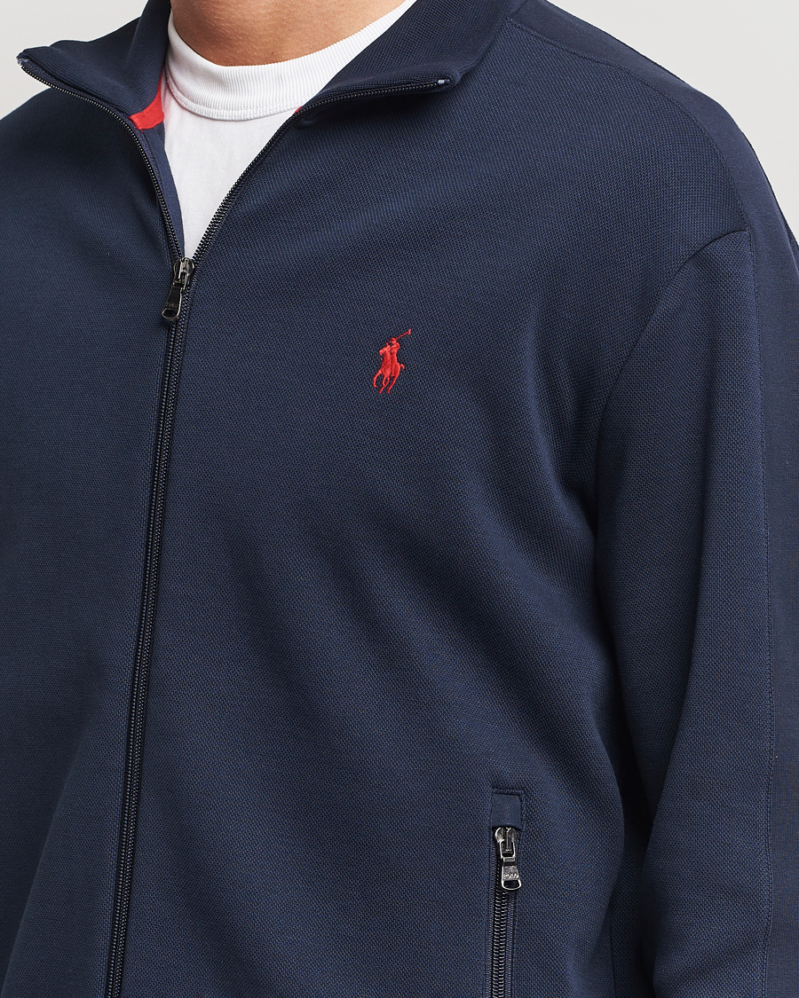 Herre | Gensere | Polo Ralph Lauren | Tech Double Knit Full Zip Aviator Navy