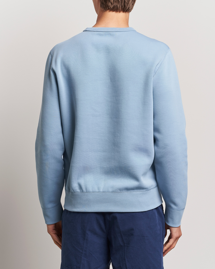 Herre | Gensere | Polo Ralph Lauren | Tech Double Knit Crew Neck Sweatshirt Vessel Blue