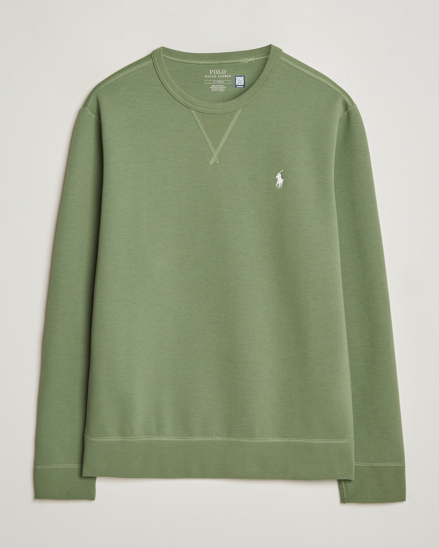 Herre | Gensere | Polo Ralph Lauren | Tech Double Knit Crew Neck Sweatshirt Cargo Green