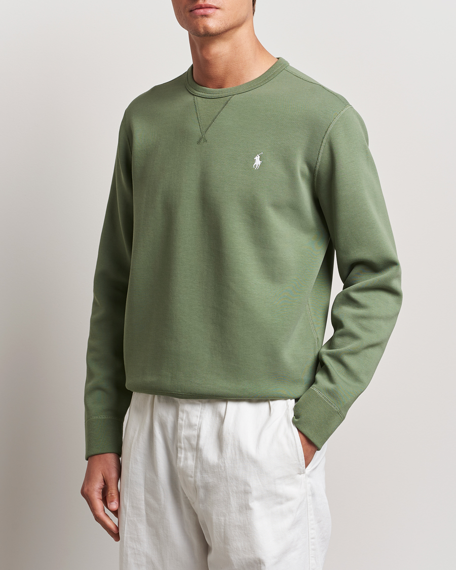 Herre | Gensere | Polo Ralph Lauren | Tech Double Knit Crew Neck Sweatshirt Cargo Green