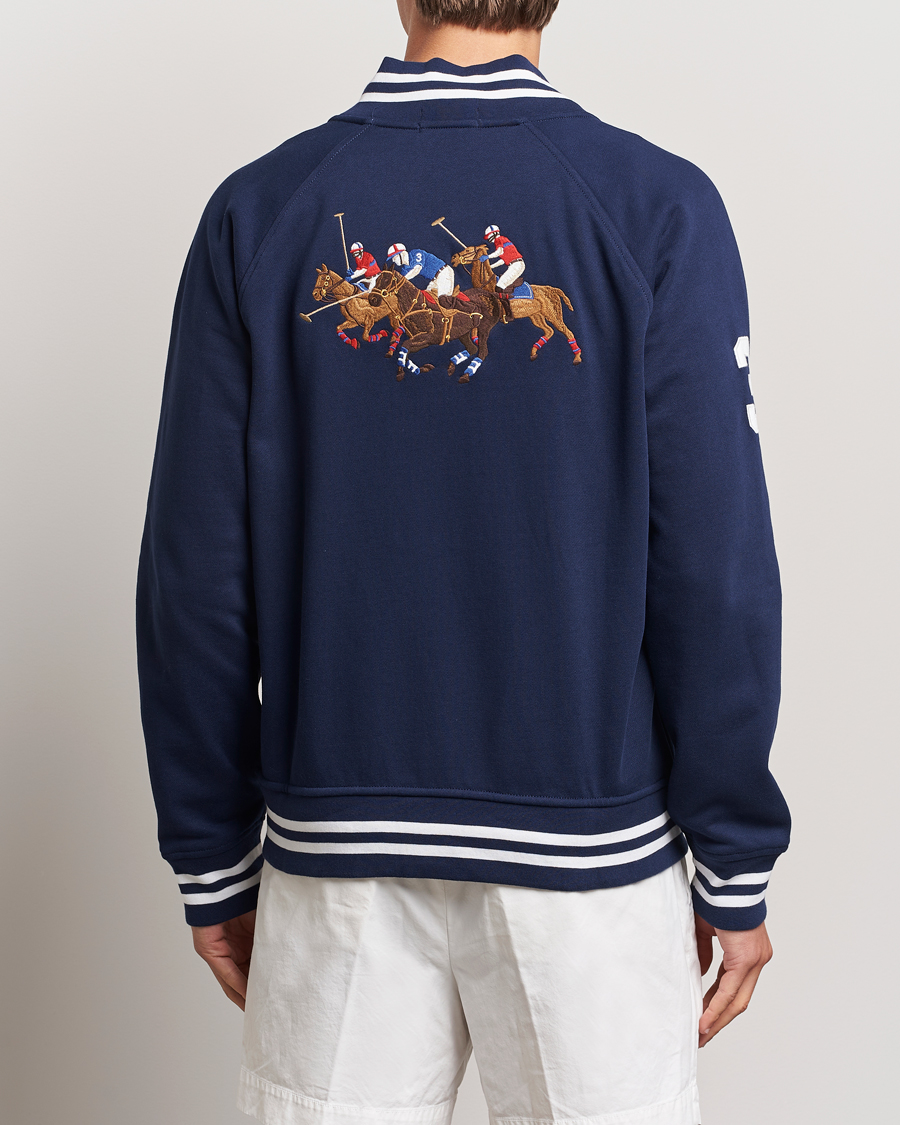 Herre | Klassiske jakker | Polo Ralph Lauren | Match Club Baseball Jacket Newport Navy