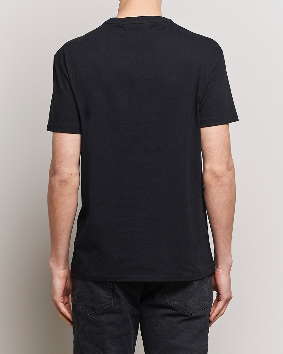 Herre | T-Shirts | Polo Ralph Lauren | Center Logo Crew Neck T-Shirt Polo Black
