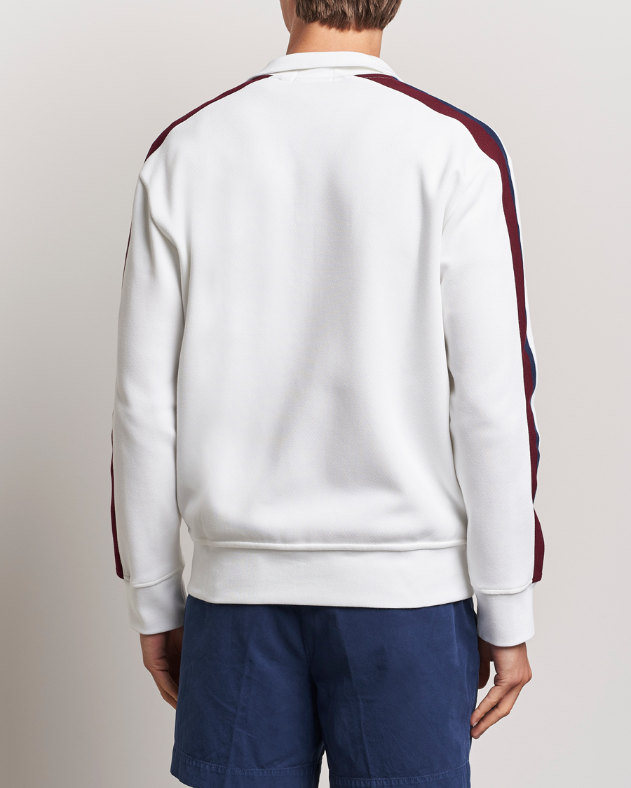 Herre | Gensere | Polo Ralph Lauren | Double Knit Taped Track Jacket White