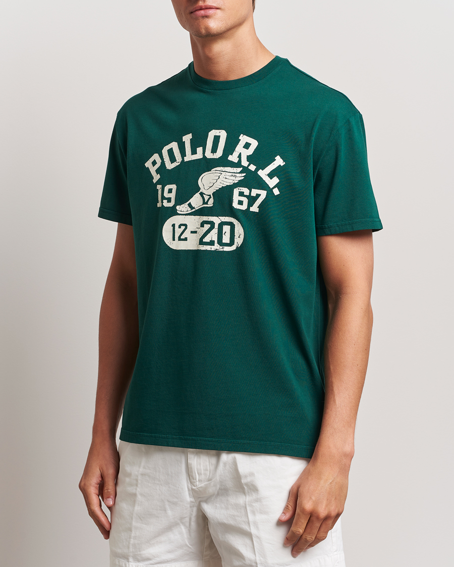 Herre | Klær | Polo Ralph Lauren | Graphic Crew Neck T-Shirt Moss Agate