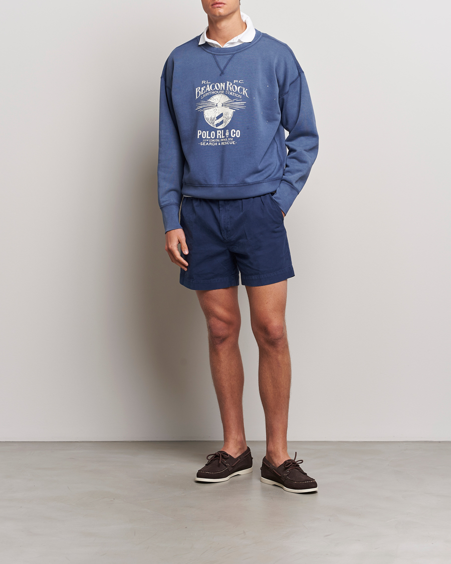 Herre | Gensere | Polo Ralph Lauren | Graphic Fleece Sweatshirt Blue Heaven