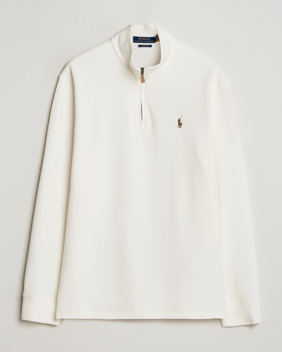 Herre | Gensere | Polo Ralph Lauren | Double Knit Jaquard Half Zip Sweater Nevis