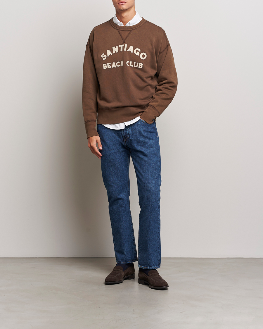Herre | Gensere | Polo Ralph Lauren | Graphic Vintage Fleece Sweatshirt Court Brown
