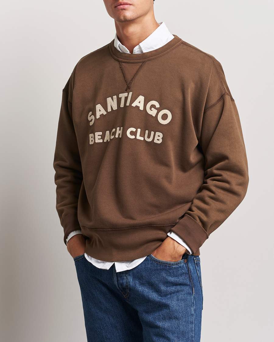 Herre | Gensere | Polo Ralph Lauren | Graphic Vintage Fleece Sweatshirt Court Brown