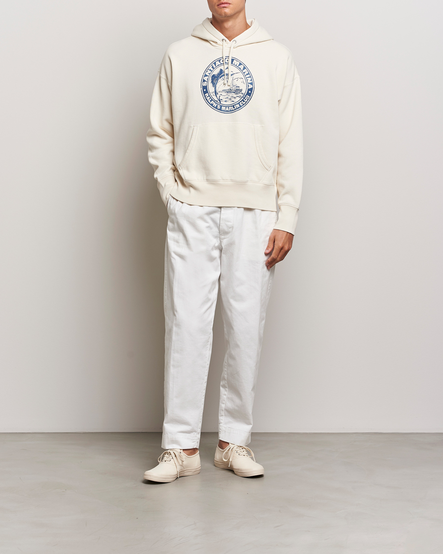 Herre | Gensere | Polo Ralph Lauren | Graphic Vintage Fleece Hoodie Herbal Milk