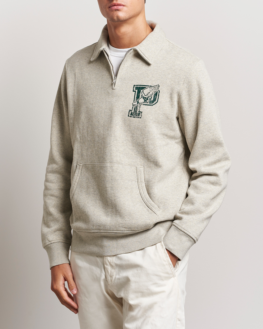 Herre | Gensere | Polo Ralph Lauren | P Fleece Half Zip Light Vintage Heather