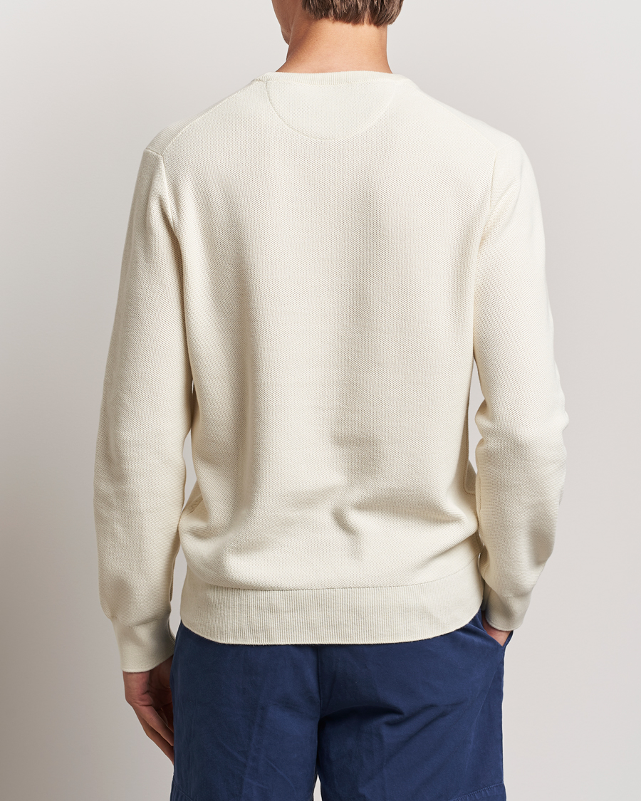 Herre | Gensere | Polo Ralph Lauren | Textured Crew Neck Sweater Herbal Milk