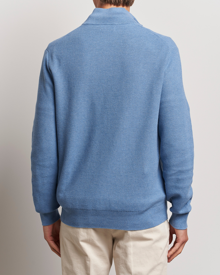 Herre | Gensere | Polo Ralph Lauren | Textured Half Zip Lake Heather