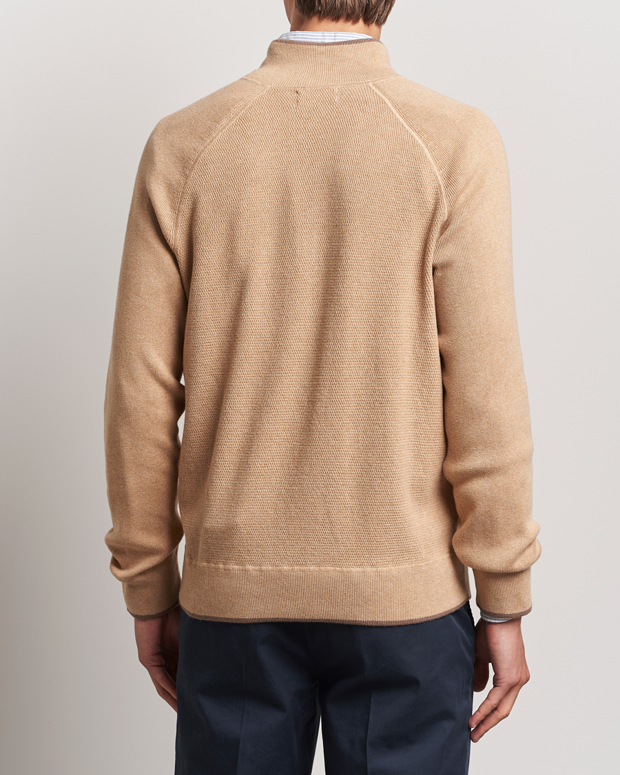 Herre | Gensere | Polo Ralph Lauren | Textured Full Zip Camel Melange