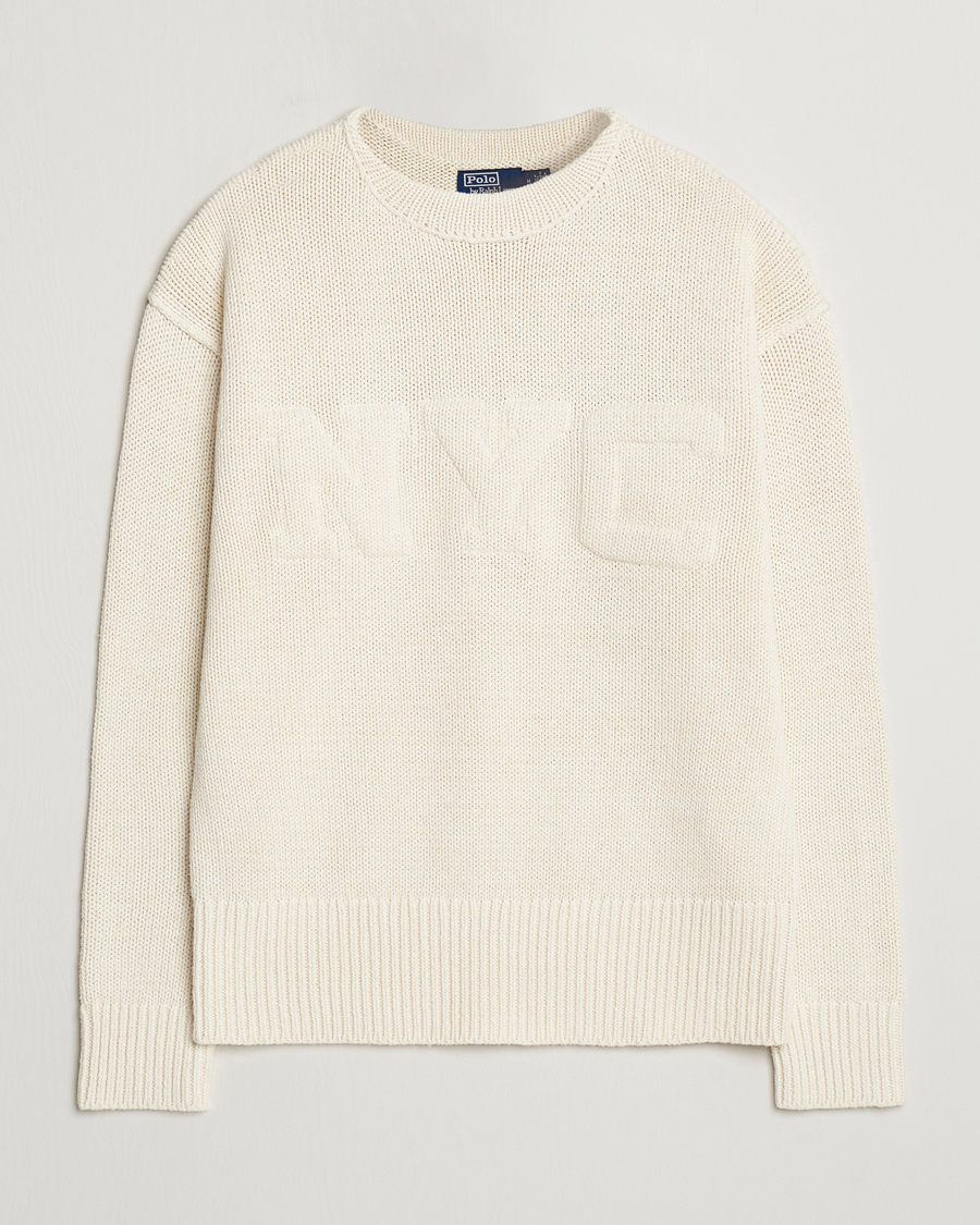 Herre | Gensere | Polo Ralph Lauren | NYC Knitted Sweater Cream