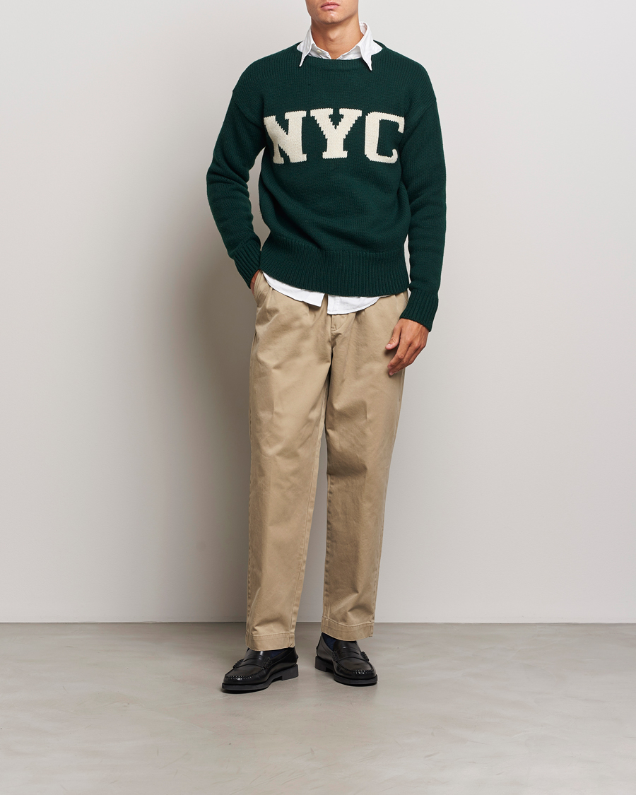 Herre | Gensere | Polo Ralph Lauren | NYC Knitted Sweater Moss Agate