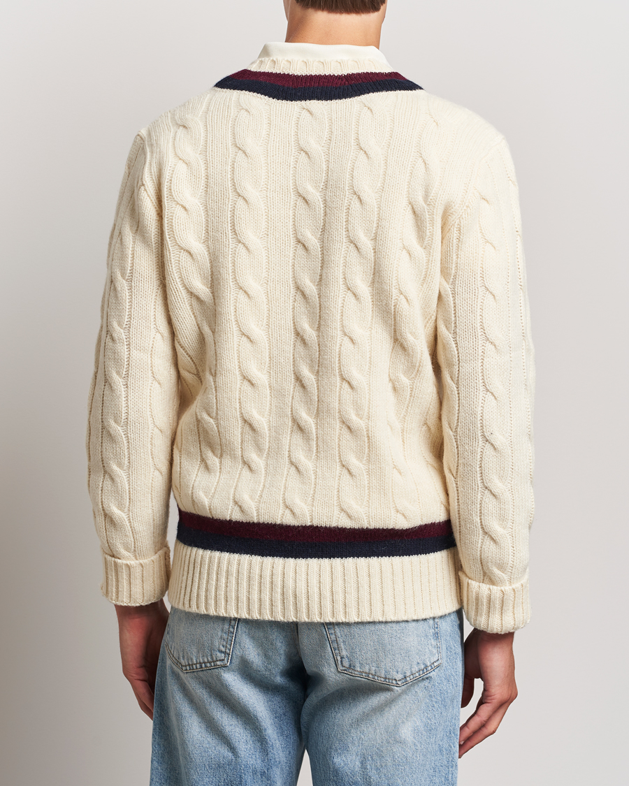 Herre | Gensere | Polo Ralph Lauren | Wool Cricket Sweater Cream