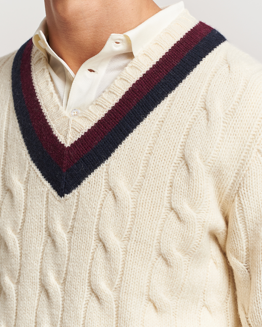 Herre | Gensere | Polo Ralph Lauren | Wool Cricket Sweater Cream