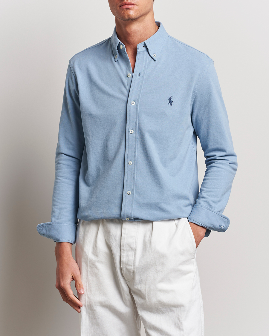 Herr |  | Polo Ralph Lauren | Featherweight Mesh Shirt Vessel Blue