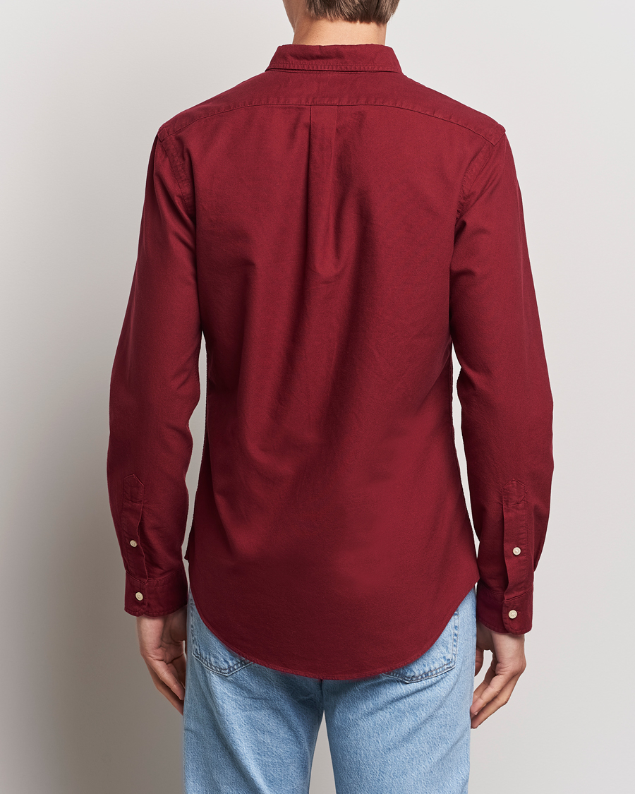 Herre | Skjorter | Polo Ralph Lauren | Slim Fit Garment Dyed Oxford Red Carpet