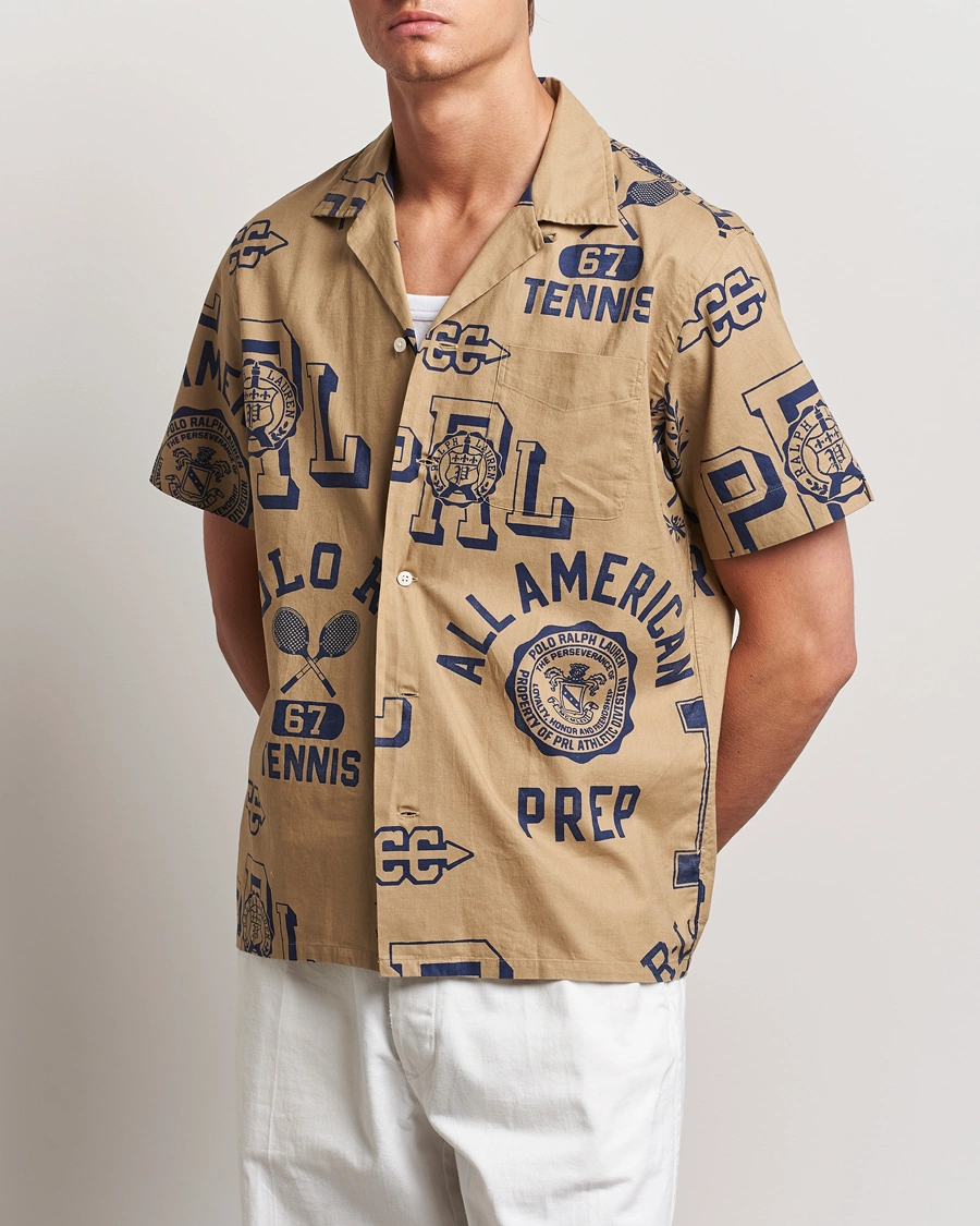 Herre |  | Polo Ralph Lauren | Printed Rustic Short Sleeve Shirt Multi