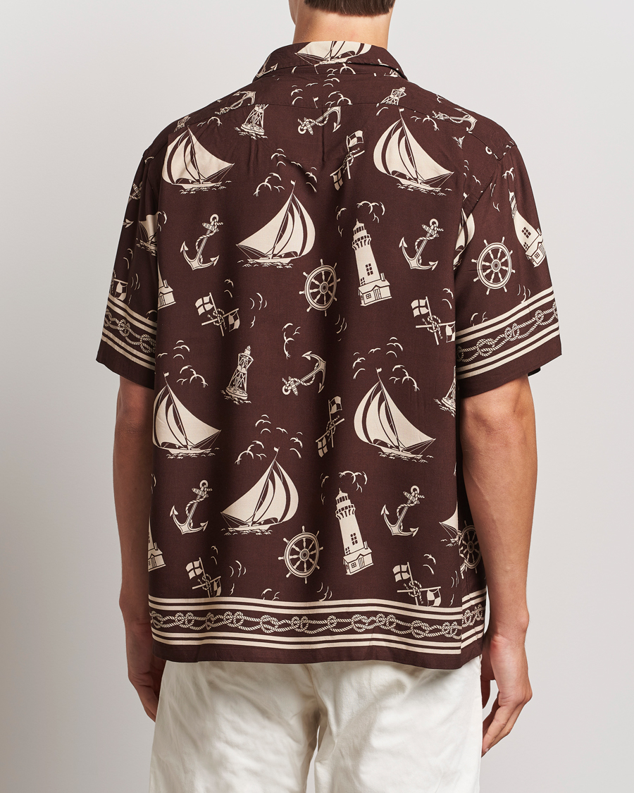 Herre | Skjorter | Polo Ralph Lauren | Printed Rayon Short Sleeve Shirt Captins Convo