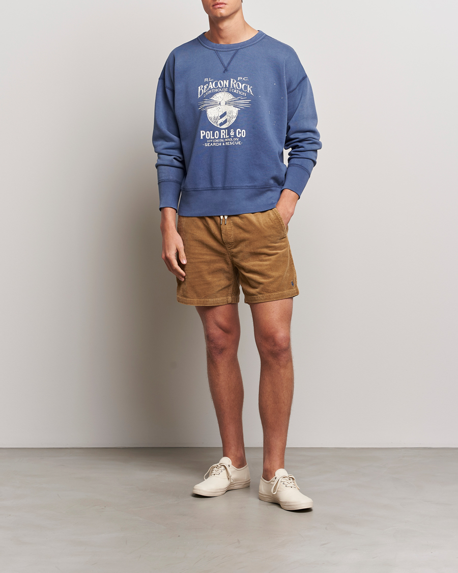 Herre | Shorts | Polo Ralph Lauren | Prepster Corduroy Drawstring Shorts Despatch Tan