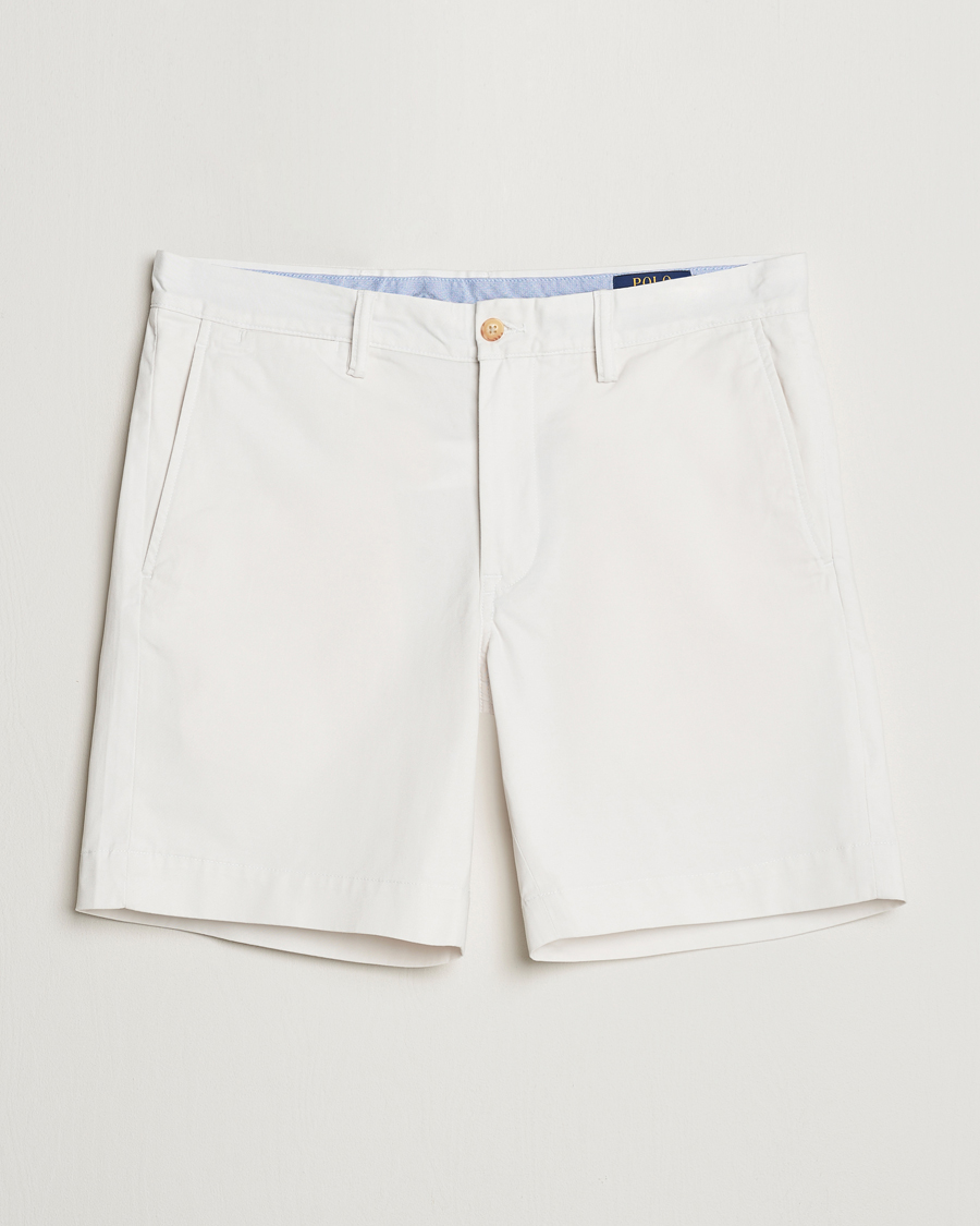 Herre | Shorts | Polo Ralph Lauren | Tailored Slim Fit Shorts Deckwash White