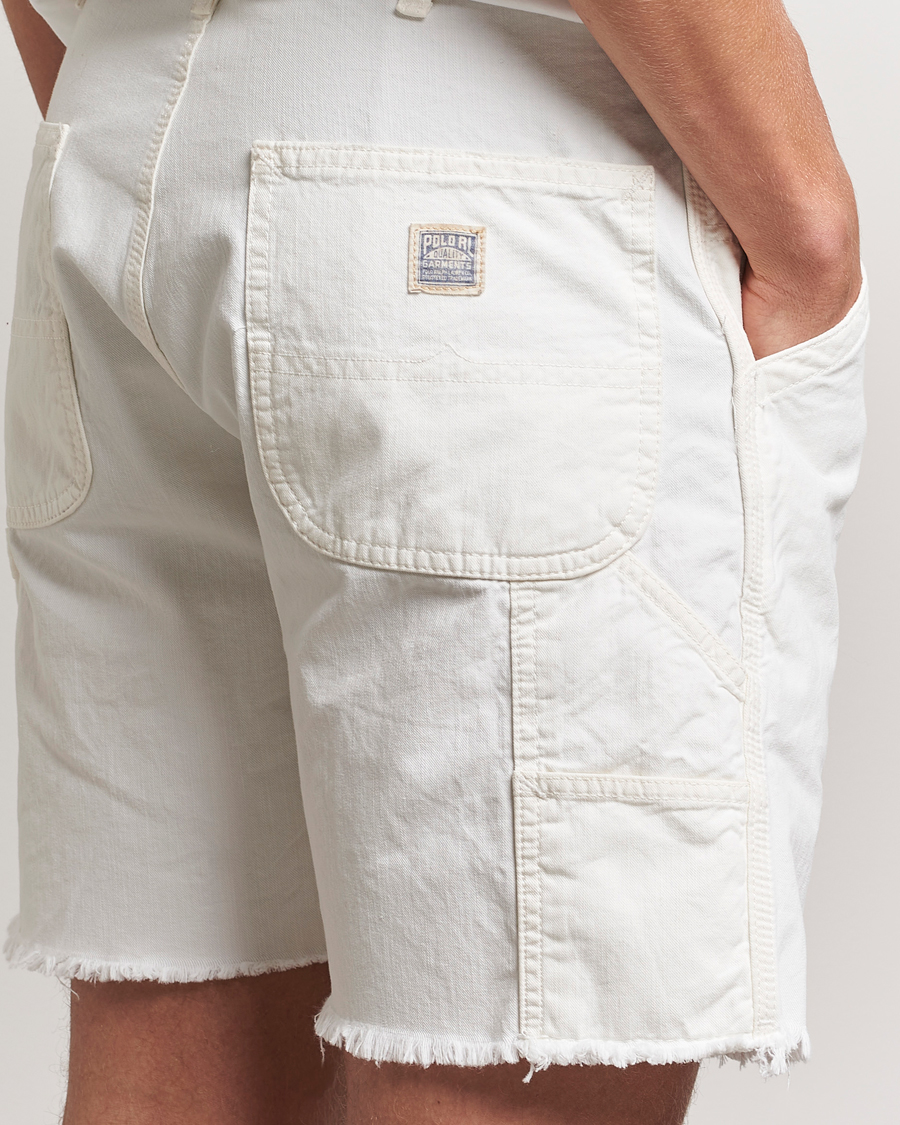 Herre | Shorts | Polo Ralph Lauren | Garment Dyed Rustic Worker Shorts Deckwash White