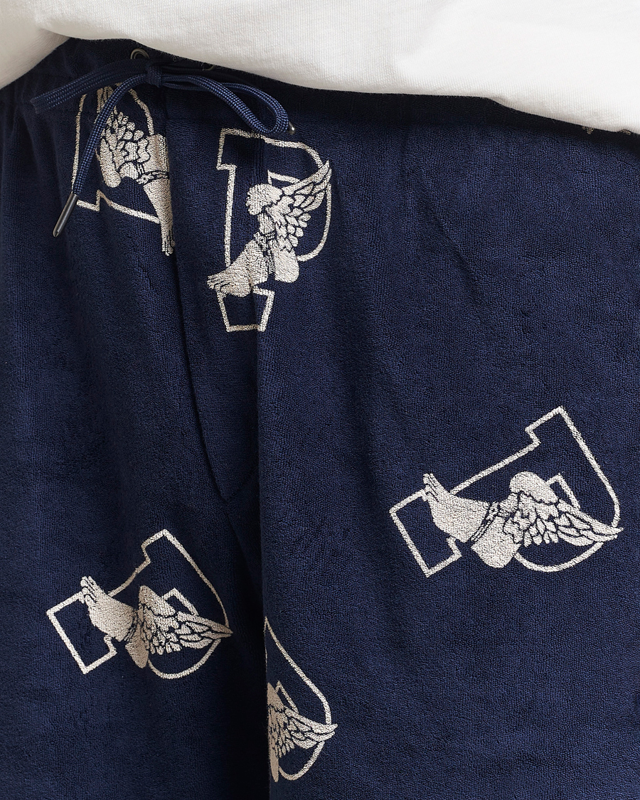 Herre | Shorts | Polo Ralph Lauren | Cotton Terry P Wing Drawstring Shorts Cruise Navy