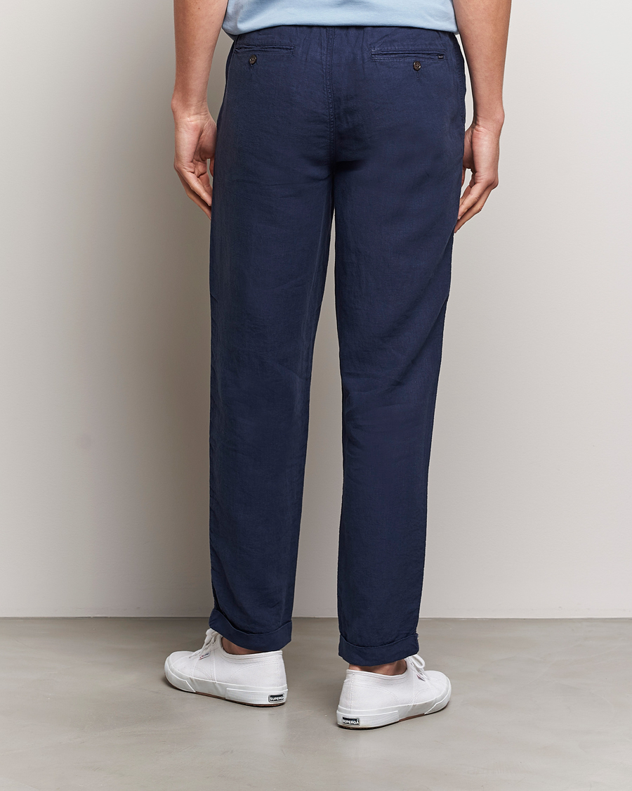 Herre | Bukser | Polo Ralph Lauren | Prepster Linen Trousers Newport Navy