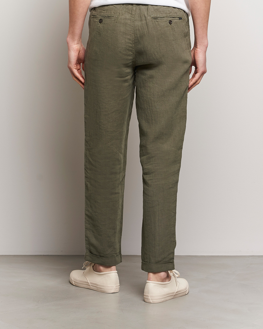 Herre | Bukser | Polo Ralph Lauren | Prepster Linen Trousers Thermal Green