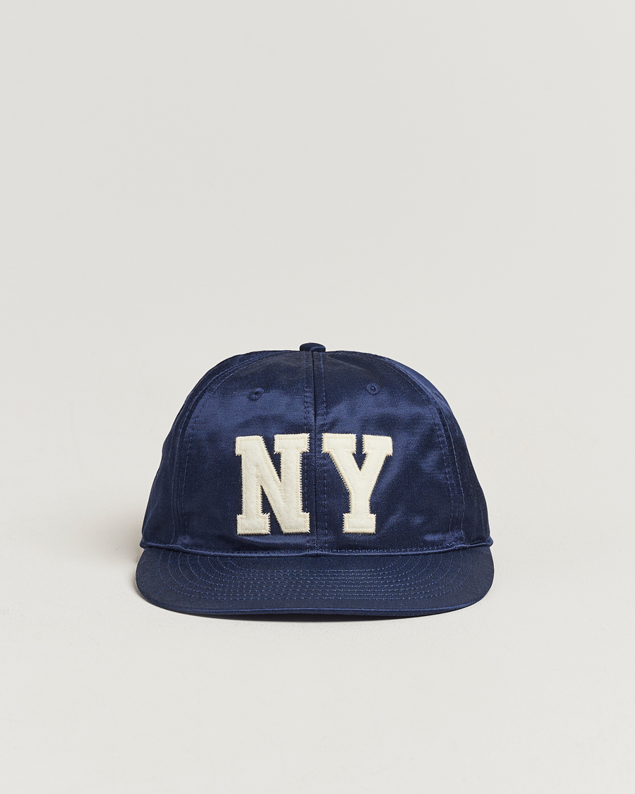 Herre | Polo Ralph Lauren NY Satin Baseball Cap Newport Navy | Polo Ralph Lauren | NY Satin Baseball Cap Newport Navy