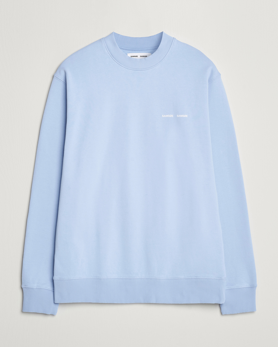 Herre | Gensere | Samsøe Samsøe | Norsbro Crew Neck Sweatshirt Brunnera Blue