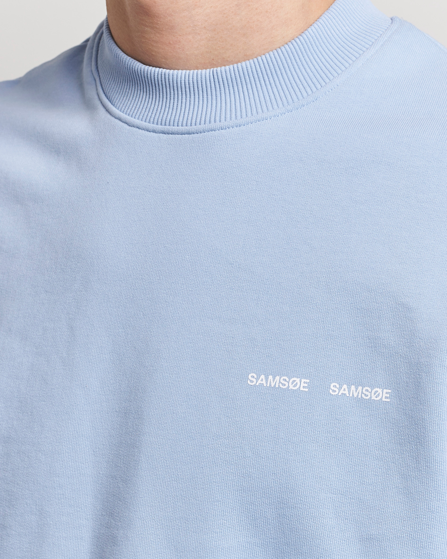 Herre | Gensere | Samsøe Samsøe | Norsbro Crew Neck Sweatshirt Brunnera Blue