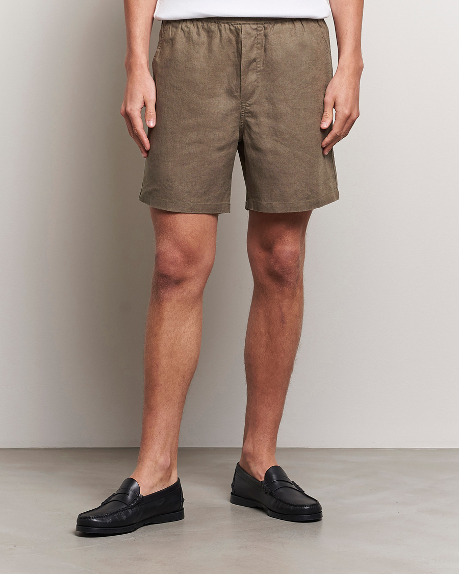 Herre | Shorts | Samsøe Samsøe | Sajabari Linen Drawstring Shorts Bungee Cord