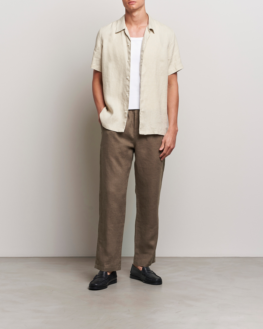 Herre | Bukser | Samsøe Samsøe | Sajabari Linen Drawstring Trousers Bungee Cord