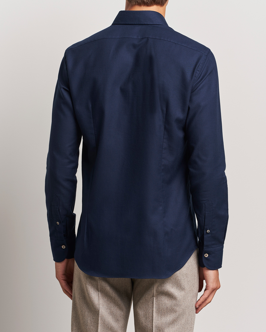 Herre | Skjorter | Grigio | Cotton Twill Shirt Navy