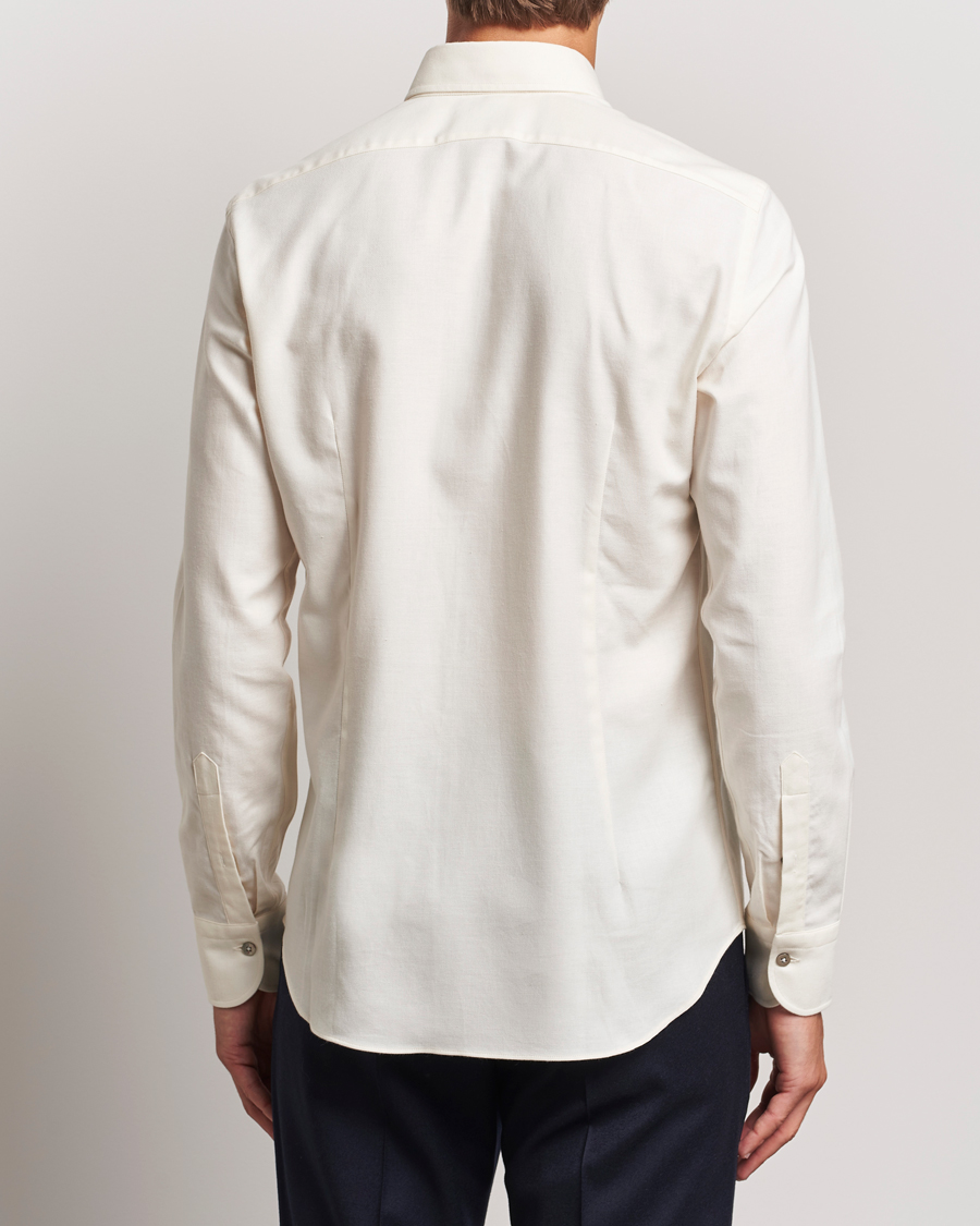 Herre | Skjorter | Grigio | Cotton Twill Shirt Off White