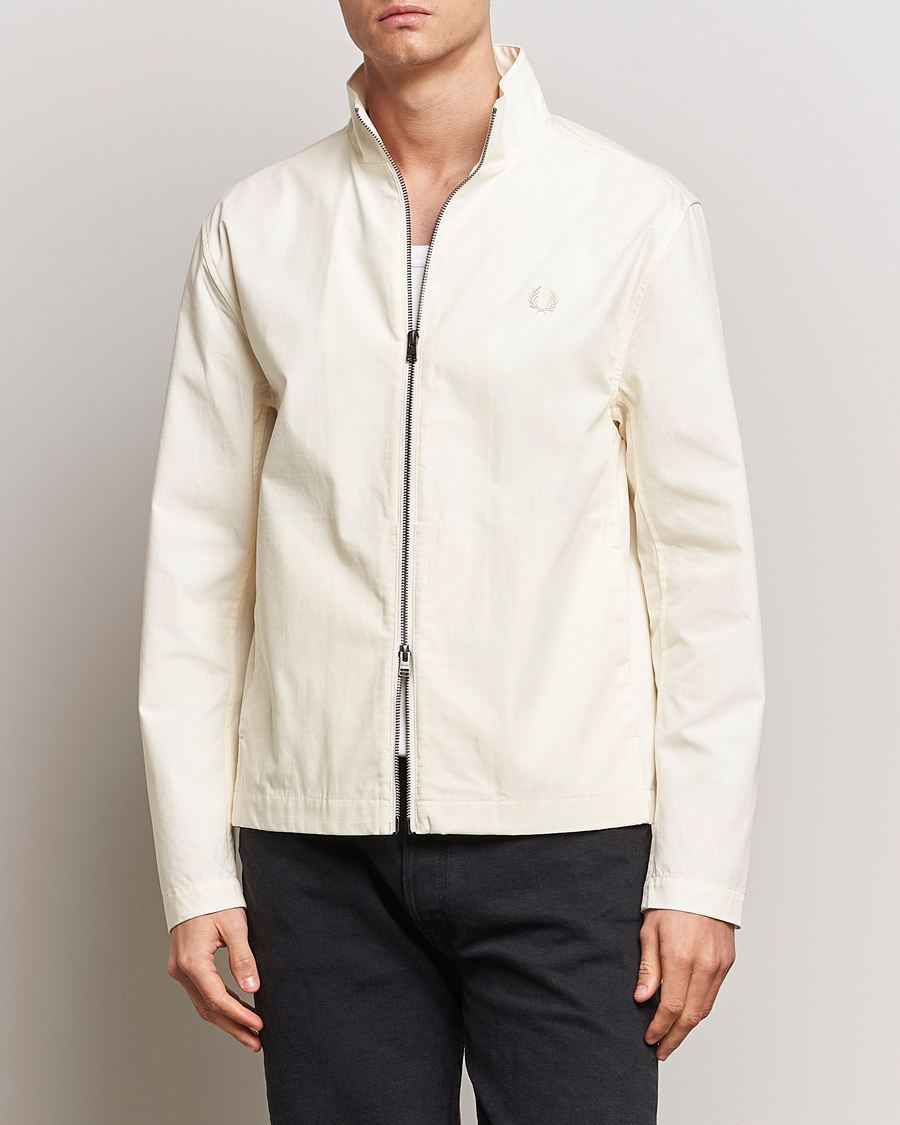 Herre |  | Fred Perry | Woven Ripstop Shirt Jacket Ecru