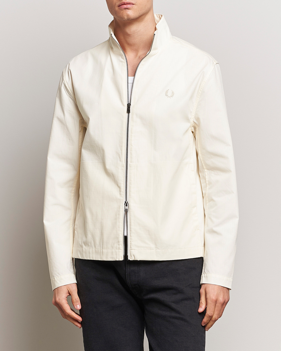 Herre | Nytt i butikken | Fred Perry | Woven Ripstop Shirt Jacket Ecru